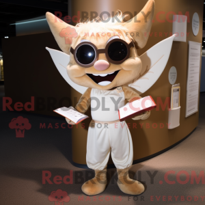 Tan Tooth Fairy mascot...