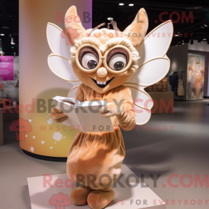 Tan Tooth Fairy mascot...