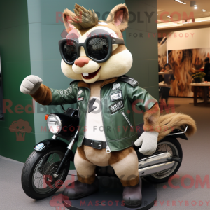 Olive Squirrel mascot...