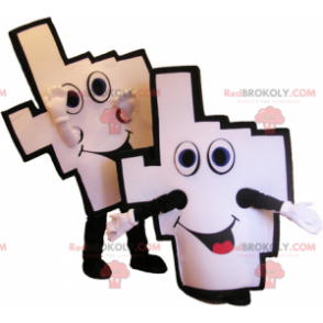 Pixel handmaskot - Redbrokoly.com