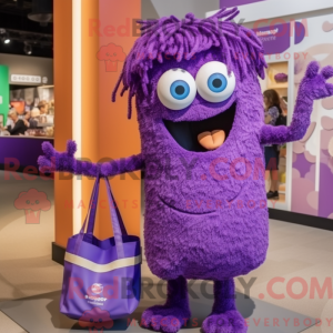 Purple Spaghetti mascot...