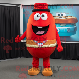 Red Burgers Maskottchen...