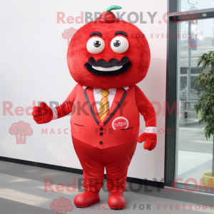 Red Burgers Maskottchen...