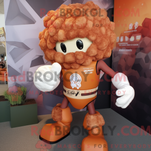 Rust blomkål maskot drakt...