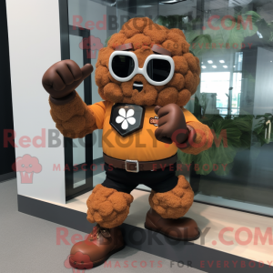 Rust blomkål maskot drakt...