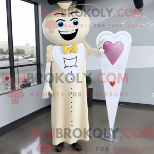 Cream Arrow Of Love mascot...