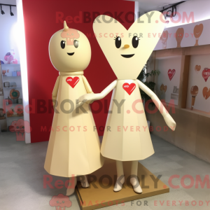 Cream Arrow Of Love mascot...