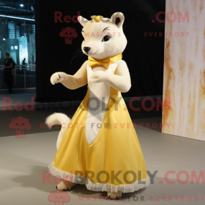 Yellow Marten mascot...