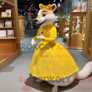 Mascotte de Martre jaune...