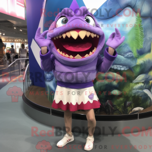 Costume mascotte de Piranha...