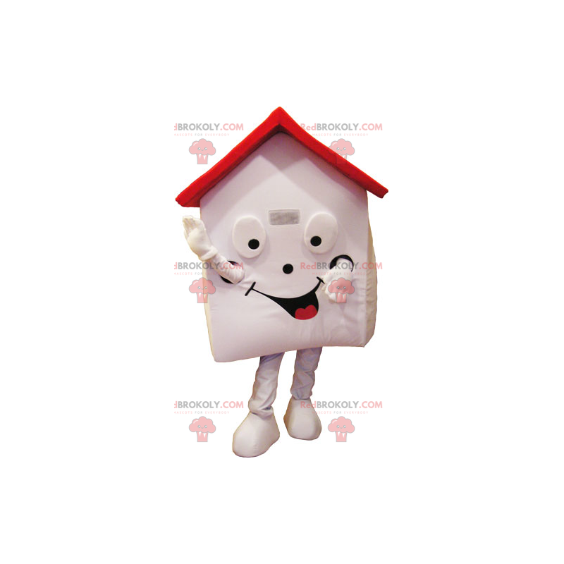 Mascotte de maisonnette avec toit rouge - Redbrokoly.com Mascotte de maisonnette avec toit rouge - Redbrokoly.com
