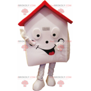 Mascote da casa com telhado vermelho - Redbrokoly.com