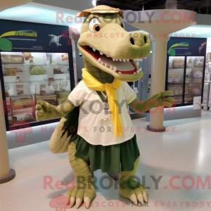Máscara de crocodilo...