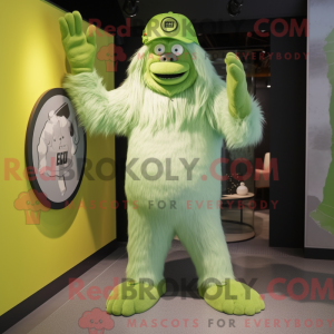 Costume mascotte de Yéti...