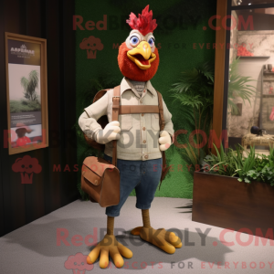 Disfraz de mascota gallo...