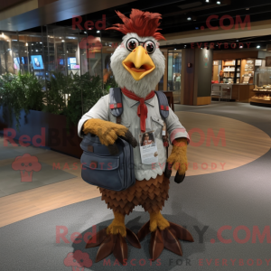 Disfraz de mascota gallo...
