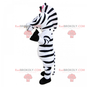 Marty the zebra maskot - Madagaskar (filmen) - Redbrokoly.com