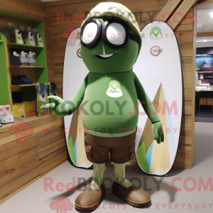 Olive Ice maskot kostyme...