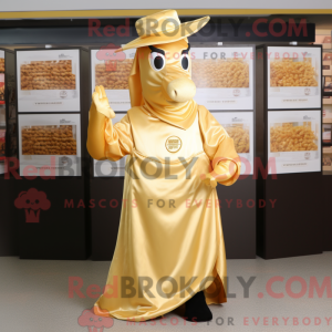 Guld hestesko maskot...