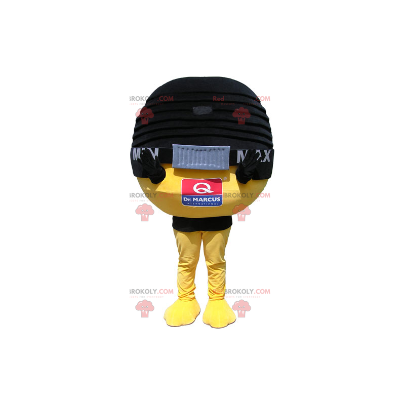 Ronde microfoon mascotte - Redbrokoly.com Ronde microfoon mascotte - Redbrokoly.com