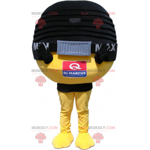 Mascote de microfone redondo - Redbrokoly.com