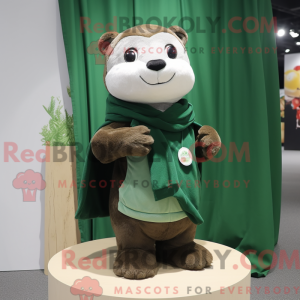 Forest Green Otter mascot...
