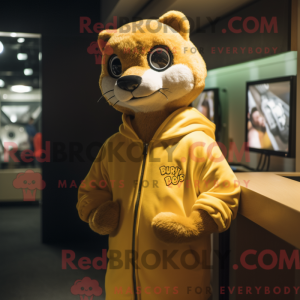 Costume mascotte de belette...