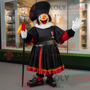 Sort Swiss Guard maskot...