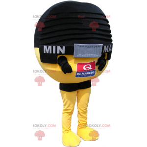 Round microphone mascot - Redbrokoly.com