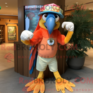 Costume de mascotte d ara...