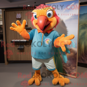 Costume de mascotte d ara...