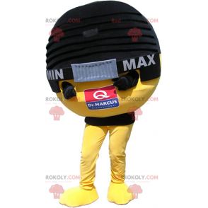 Round microphone mascot - Redbrokoly.com