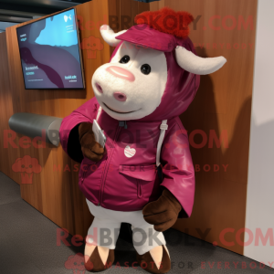 Costume mascotte de vache...