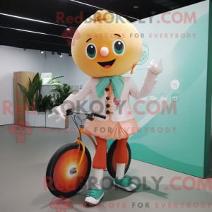 Peach Unicyclist maskot...