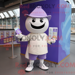 Lavendel iskrem maskot...