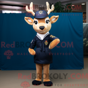 Navy Deer Maskottchen...
