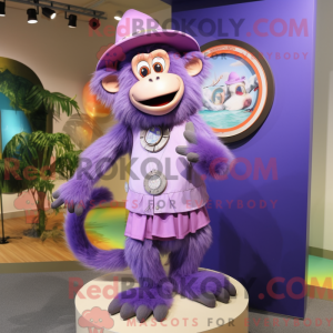 Lavendel bavian maskot...