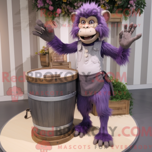 Lavendel bavian maskot...