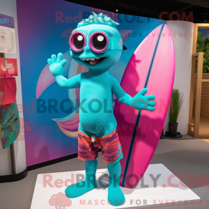 Turquoise Pink mascot...