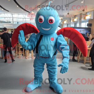 Disfraz de mascota Sky Blue...
