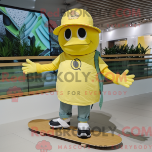 Citroengeel skateboard...