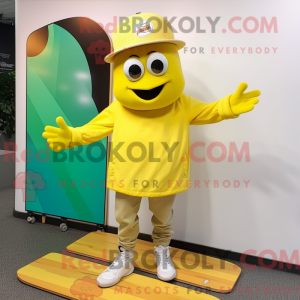 Citrongul skateboard maskot...