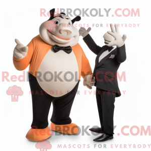 Peach Rhinoceros mascot...