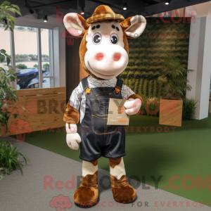 Jersey Cow maskot kostume...