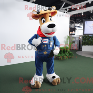 Jersey koe mascotte kostuum...