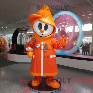 Orange Hourglass maskot...