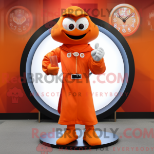 Orange Hourglass maskot...