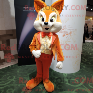 Pomarańczowa maskotka Foxa...