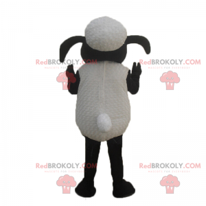 Cartoon sheep mascot - Redbrokoly.com