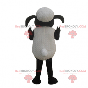 Mascota de oveja de dibujos animados - Redbrokoly.com
